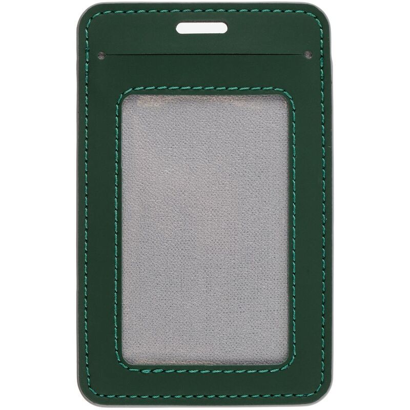 Чехол для пропуска Shall Simple, зеленый арт.19094.90
