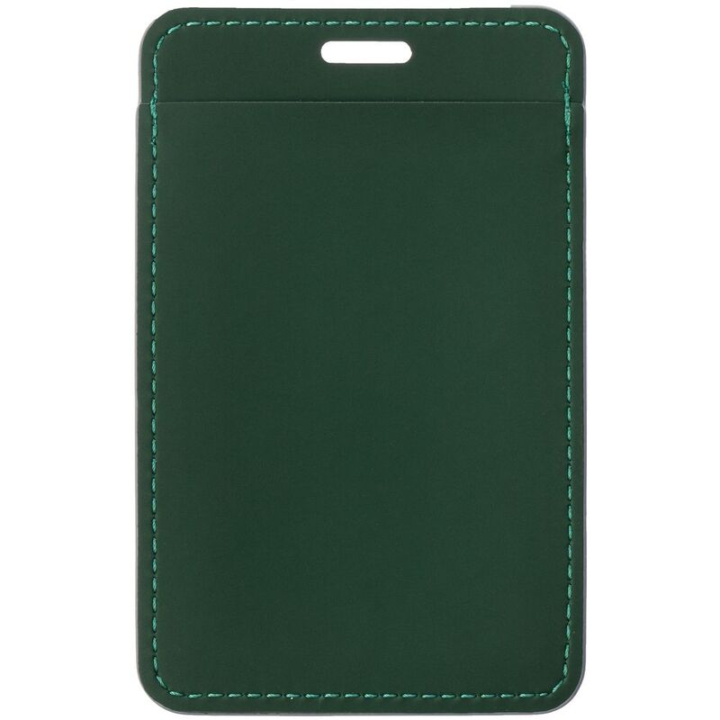 Чехол для пропуска Shall Simple, зеленый арт.19094.90