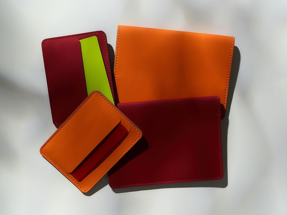 Чехол для карточек Shall Simple, оранжевый арт.19095.20