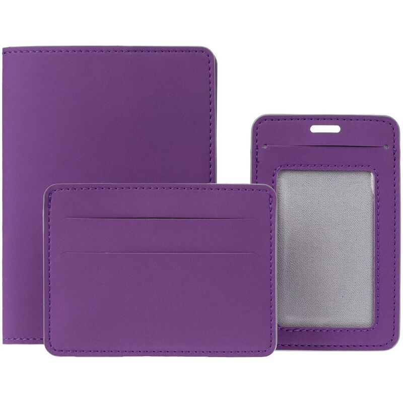 Чехол для карточек Shall Simple, фиолетовый арт.19095.70
