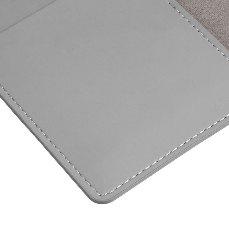 Обложка для паспорта Shall Simple, серый арт.19096.10