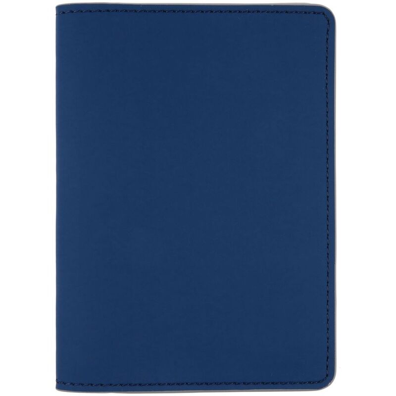 Обложка для паспорта Shall Simple, синий арт.19096.40