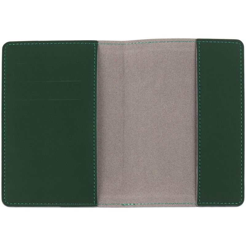 Обложка для паспорта Shall Simple, зеленый арт.19096.90