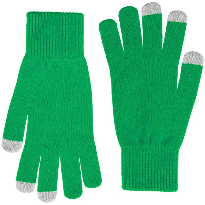 Перчатки сенсорные Urban Flow, зеленые арт.16664.90