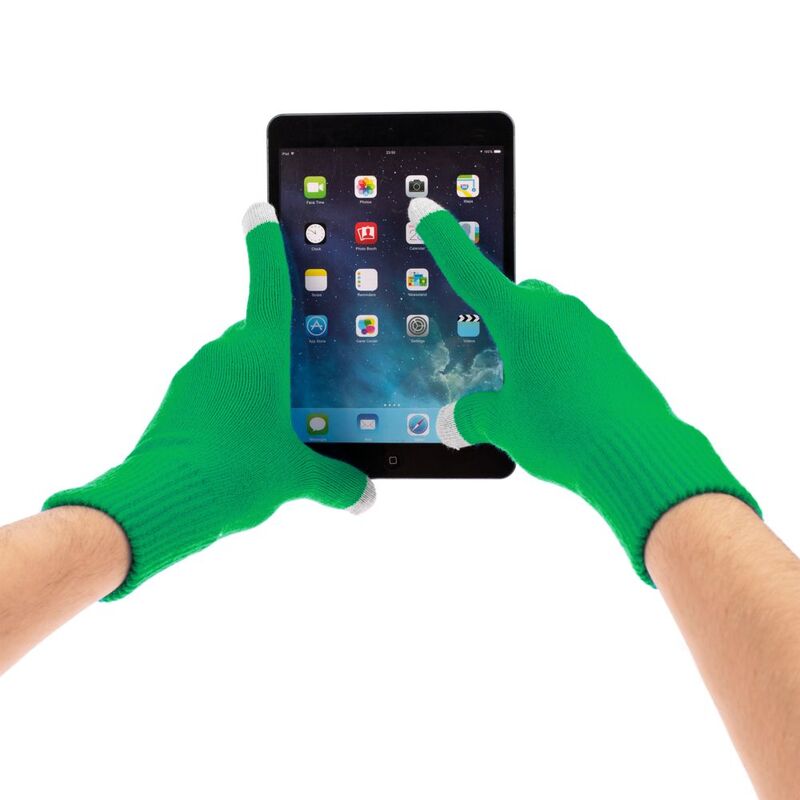 Перчатки сенсорные Urban Flow, зеленые арт.16664.90