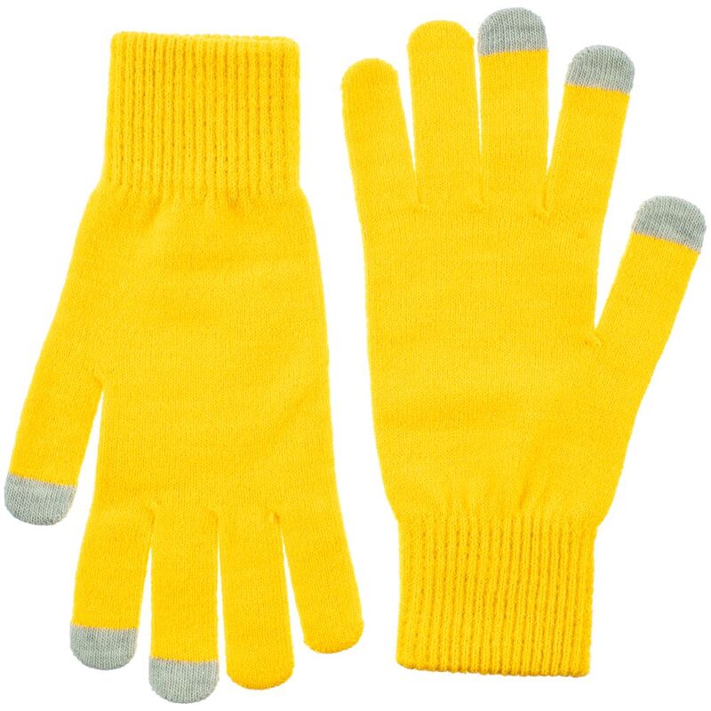 Перчатки сенсорные Urban Flow, желтые арт.16664.80