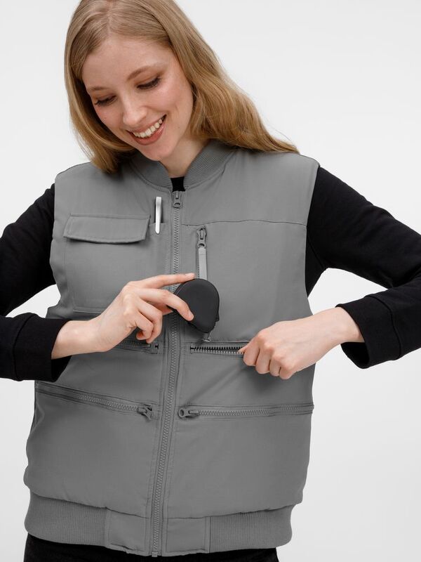 Жилет Hard Work, серый арт.17403.10