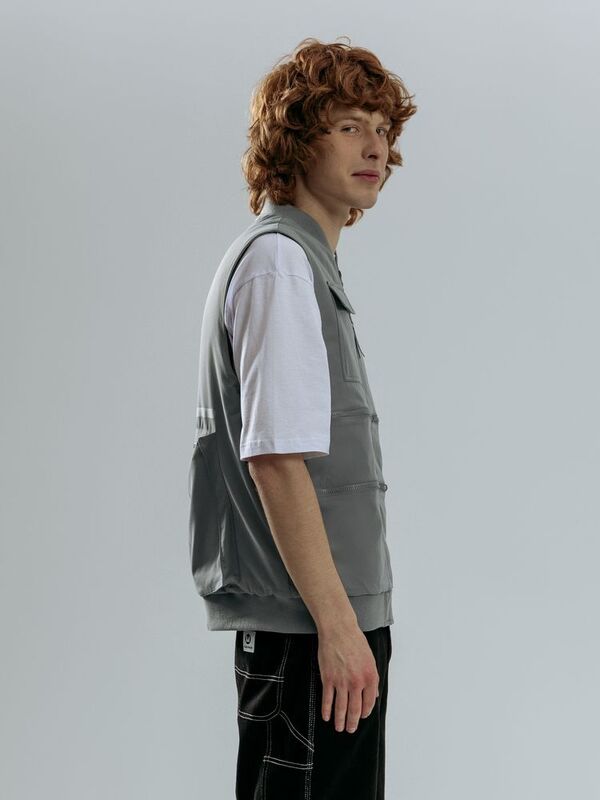 Жилет Hard Work, серый арт.17403.10