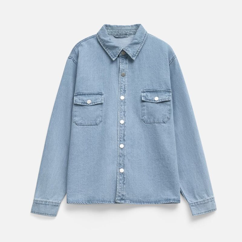 Куртка джинсовая O3, голубая арт.17404.14