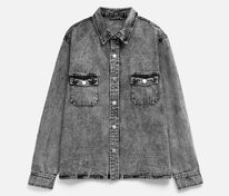 Куртка джинсовая O3, серая арт.17404.10