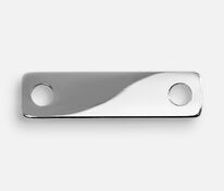 Шильдик металлический Alfa Liten, серебристый (хром) арт.13844.02