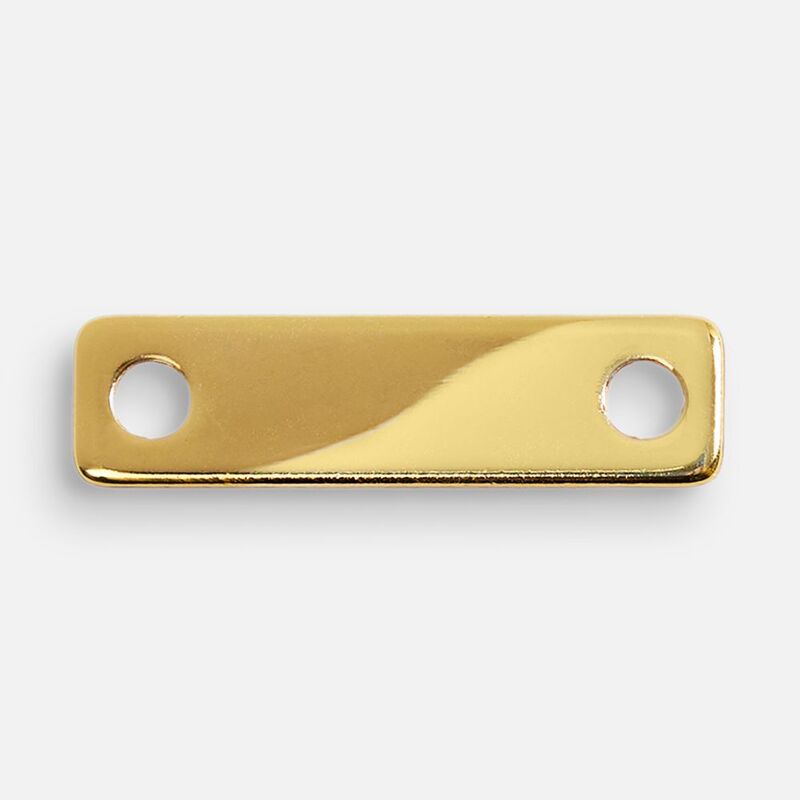 Шильдик металлический Alfa Liten, золотистый глянцевый арт.13844.01