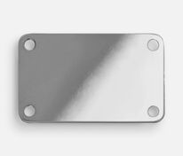 Шильдик металлический Furo, серебристый глянцевый арт.19724.02