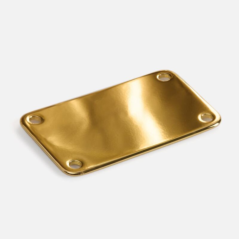 Шильдик металлический Furo, золотистый глянцевый арт.19724.01