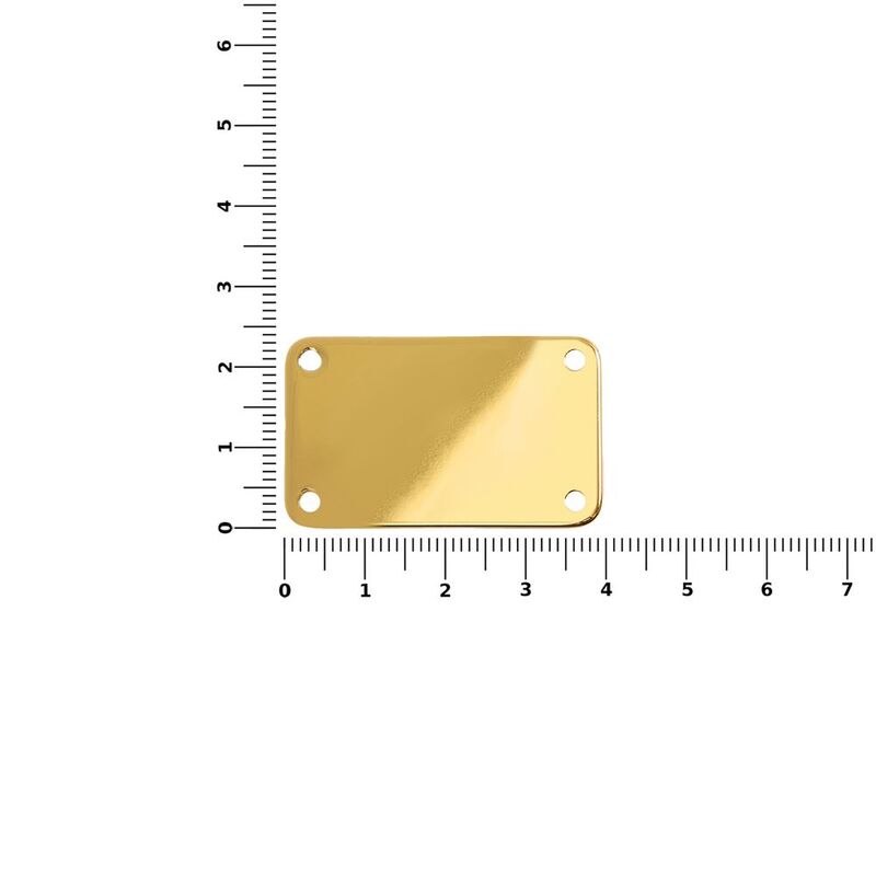 Шильдик металлический Furo, золотистый глянцевый арт.19724.01