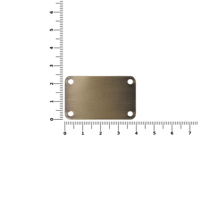 Шильдик металлический Furo, бронзовый арт.19724.25