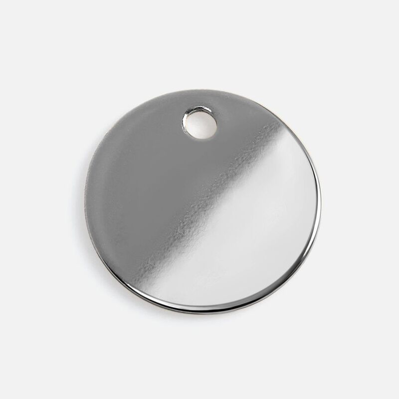 Шильдик металлический Alfa Sirkel, серебристый глянцевый арт.19725.02