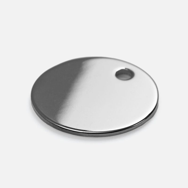 Шильдик металлический Alfa Sirkel, серебристый глянцевый арт.19725.02