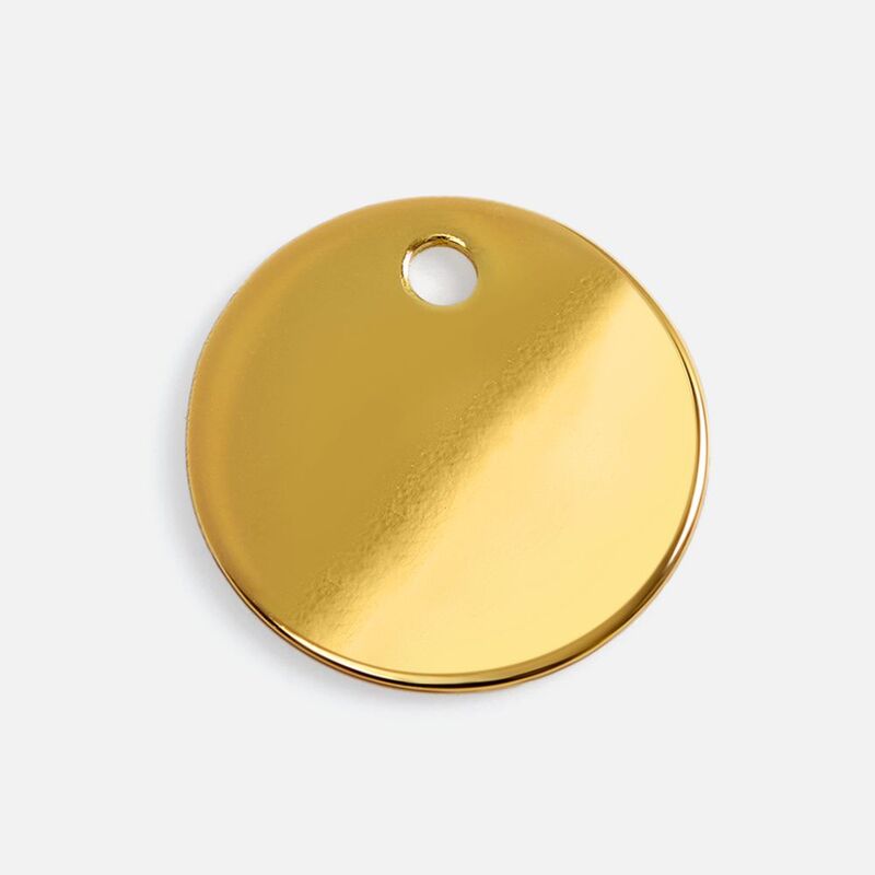 Шильдик металлический Alfa Sirkel, золотистый глянцевый арт.19725.01