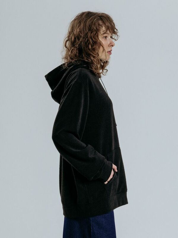 Худи унисекс Prima Vista, черное арт.19097.30