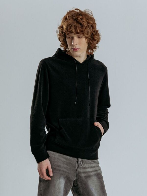 Худи унисекс Prima Vista, черное арт.19097.30