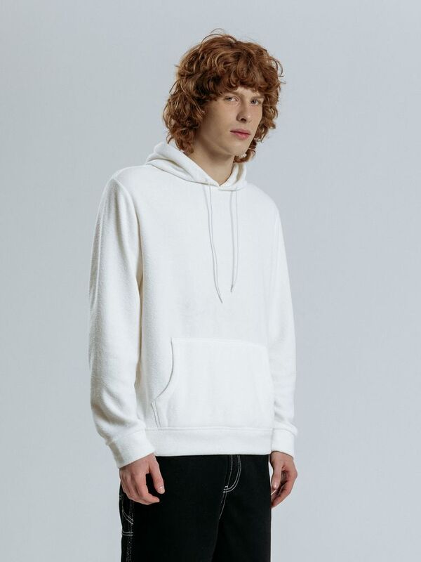 Худи унисекс Prima Vista, белое арт.19097.60