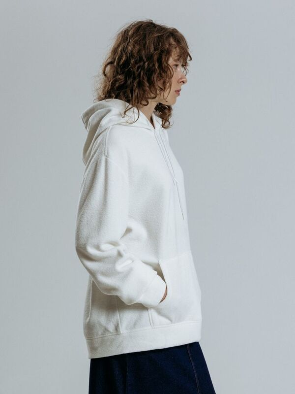 Худи унисекс Prima Vista, белое арт.19097.60