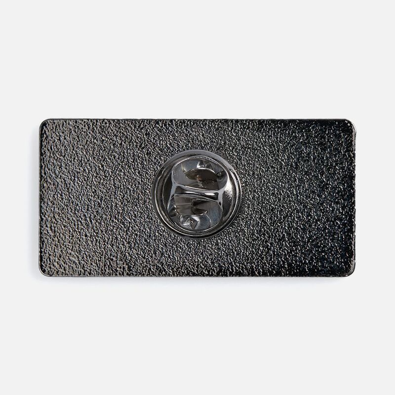 Значок Sanga Matto, серый металлик арт.19727.13