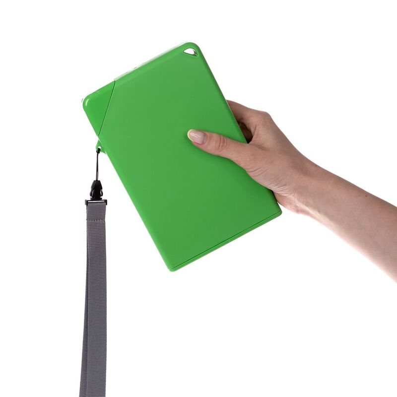 Плоская бутылка для воды Flacon, зеленая арт.16598.90