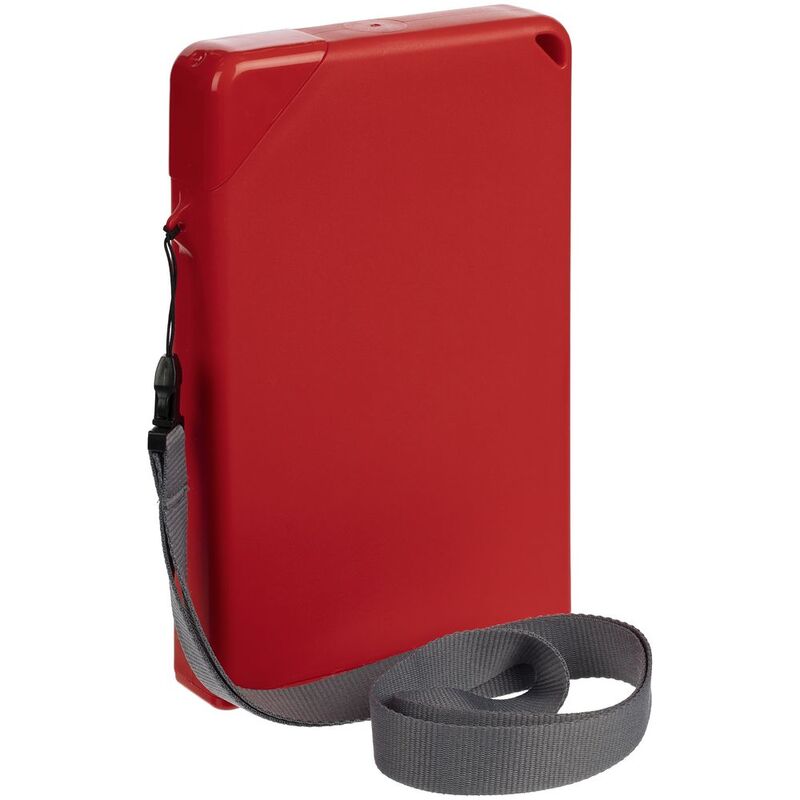 Плоская бутылка для воды Flacon, красная арт.16598.50