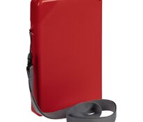 Плоская бутылка для воды Flacon, красная арт.16598.50