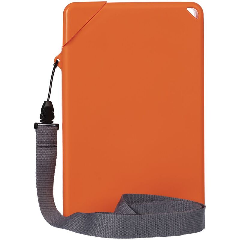 Плоская бутылка для воды Flacon, оранжевая арт.16598.20