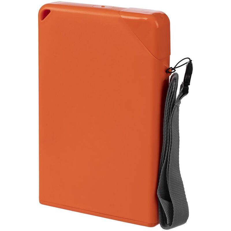 Плоская бутылка для воды Flacon, оранжевая арт.16598.20