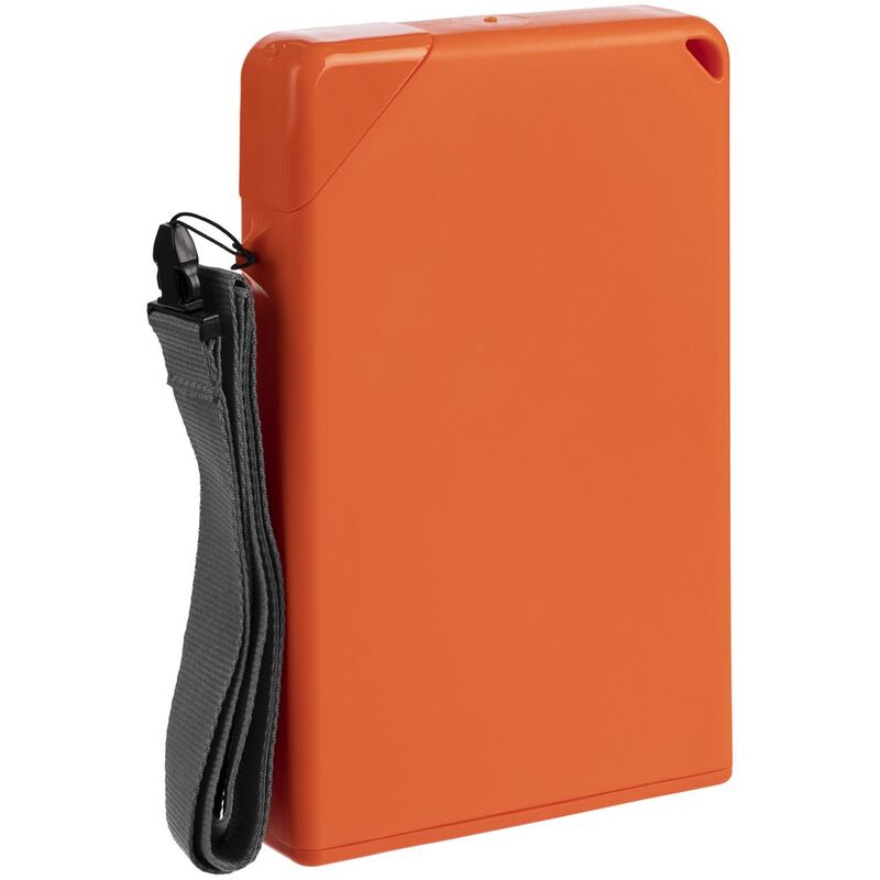 Плоская бутылка для воды Flacon, оранжевая арт.16598.20