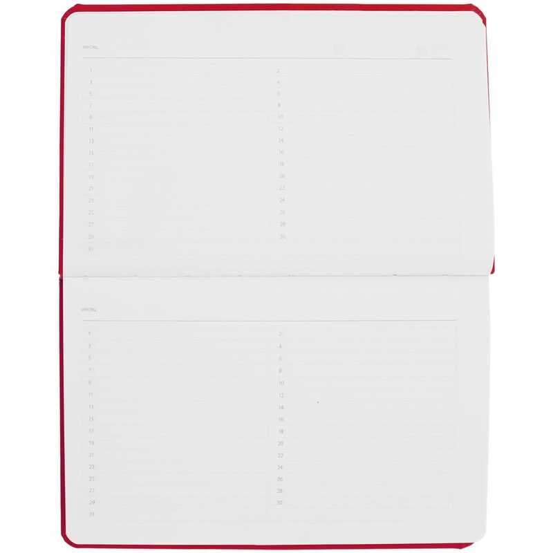 Еженедельник Urban, недатированный, красный арт.72076.50