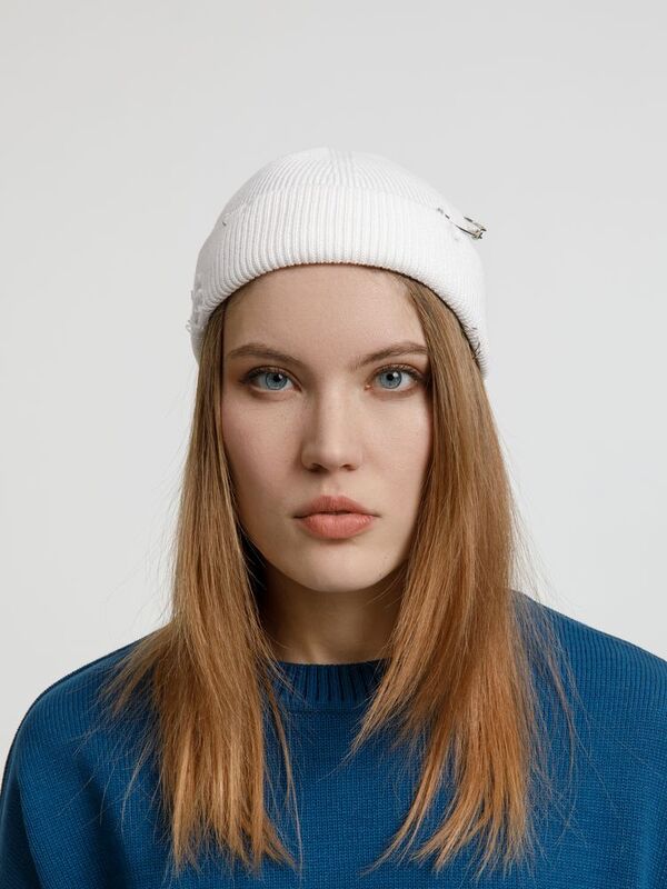 Шапка Pricker, белая арт.20245.60