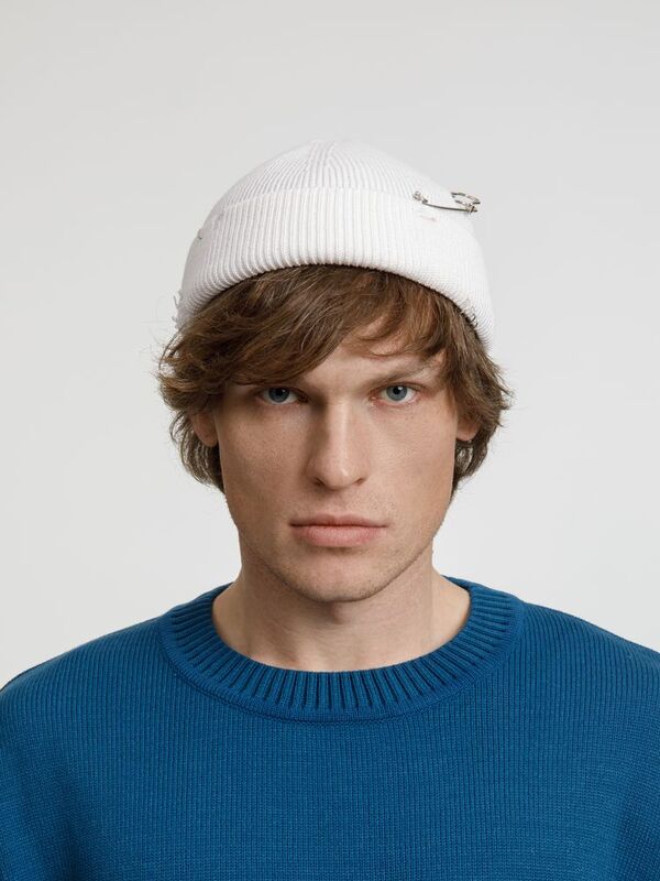 Шапка Pricker, белая арт.20245.60