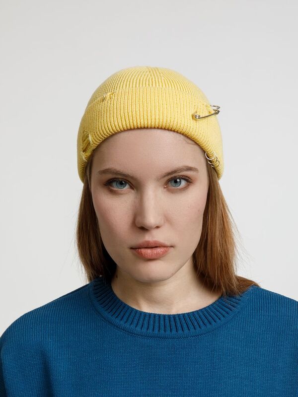 Шапка Pricker, желтая (попкорн) арт.20245.82