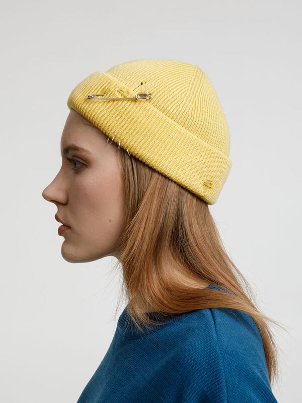 Шапка Pricker, желтая (попкорн) арт.20245.82