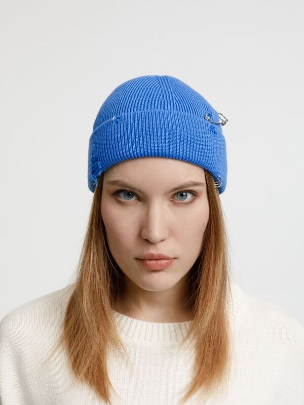 Шапка Pricker, синяя (аква) арт.20245.48