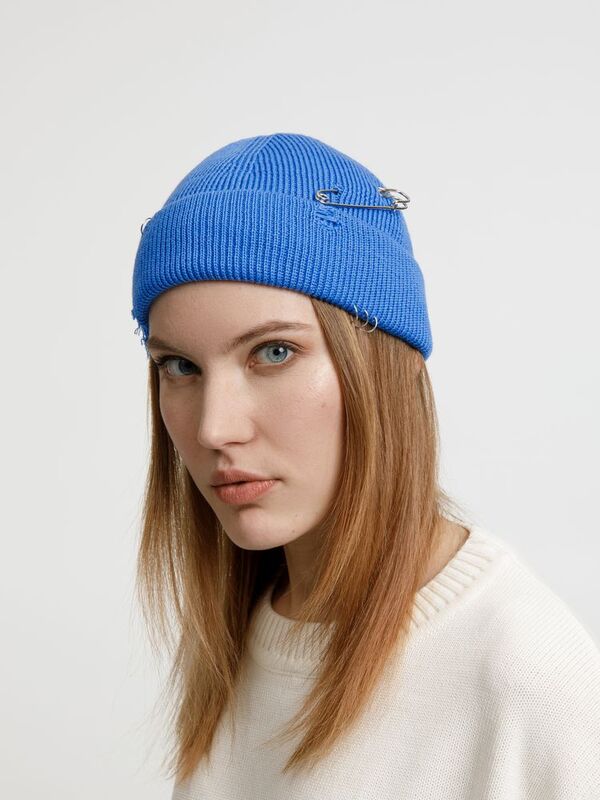 Шапка Pricker, синяя (аква) арт.20245.48