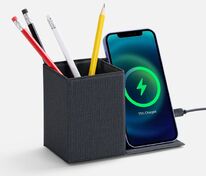 Складной органайзер с беспроводной зарядкой Midstream ver.2, серый арт.16823.10