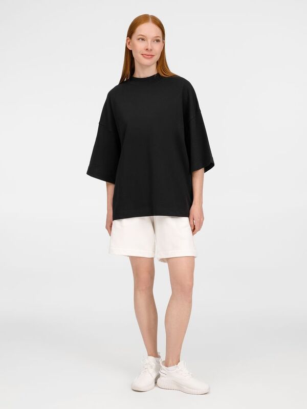 Футболка оверсайз унисекс T9, черная арт.18402.30