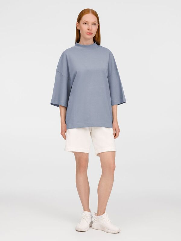 Футболка оверсайз унисекс T9, серая арт.18402.10