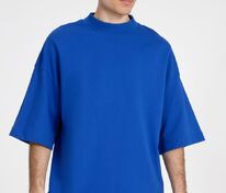 Футболка оверсайз унисекс T9, синяя арт.18402.40