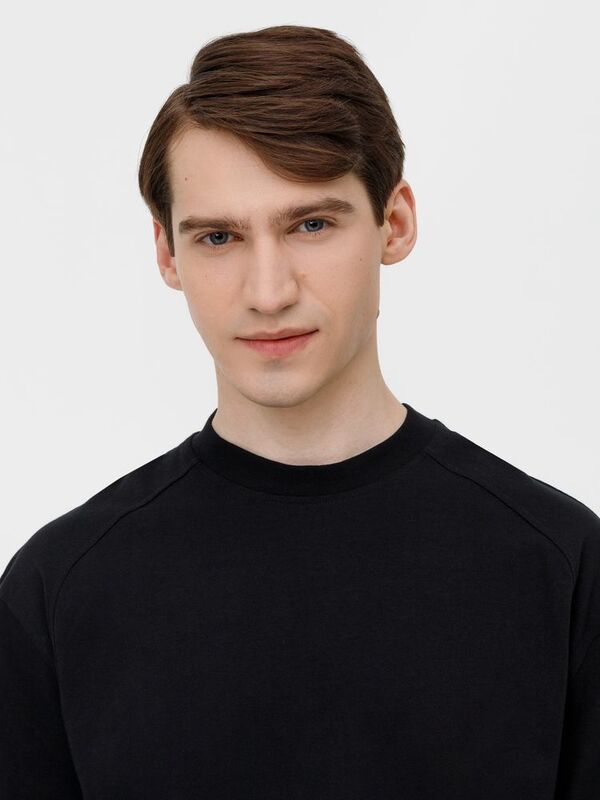 Футболка оверсайз унисекс Sideline, черная арт.18406.30