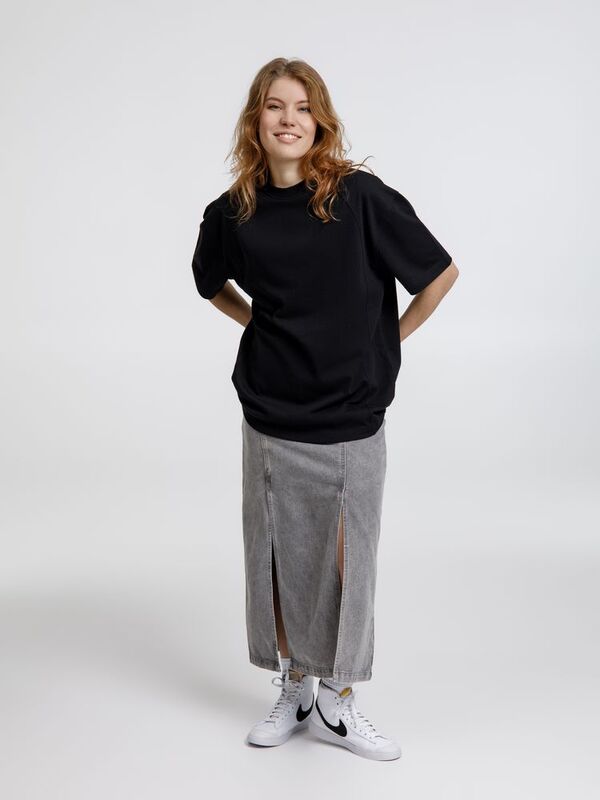 Футболка оверсайз унисекс Sideline, черная арт.18406.30