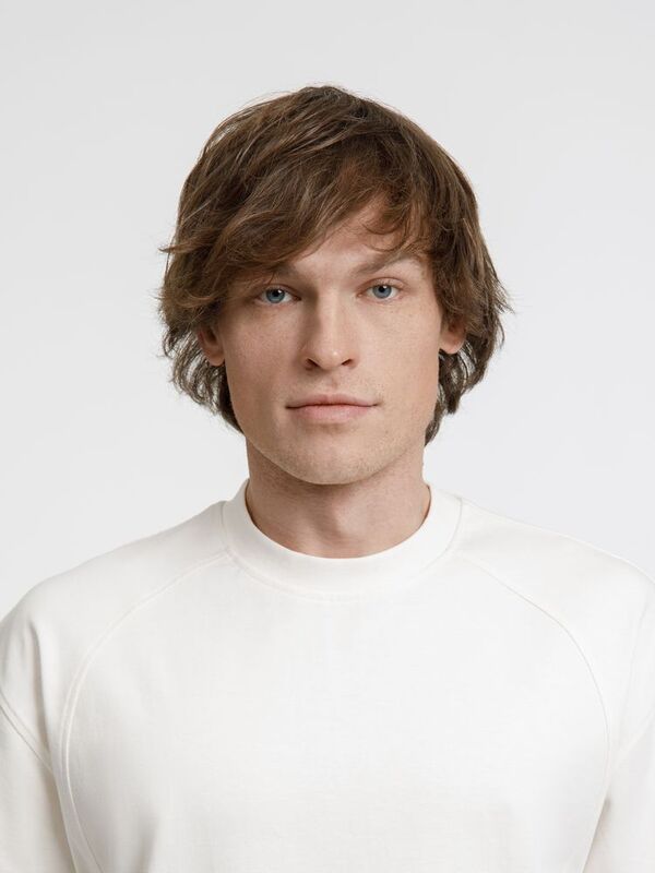 Футболка оверсайз унисекс Sideline, молочно-белая арт.18406.60