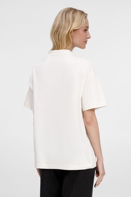 Футболка оверсайз унисекс Sinkopa, молочно-белая арт.18408.60