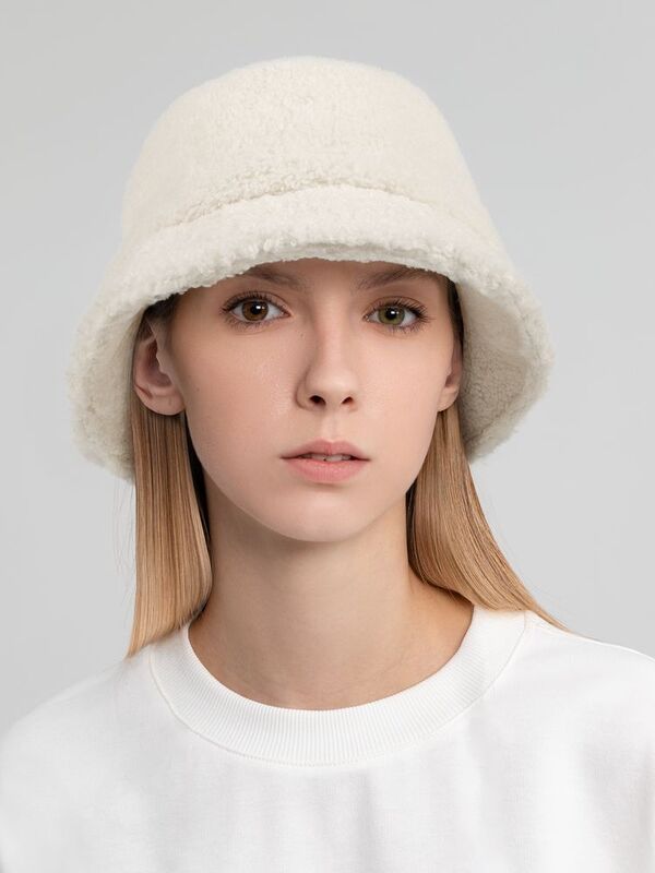 Панама Oblako, утепленная, молочно-белая арт.16882.60